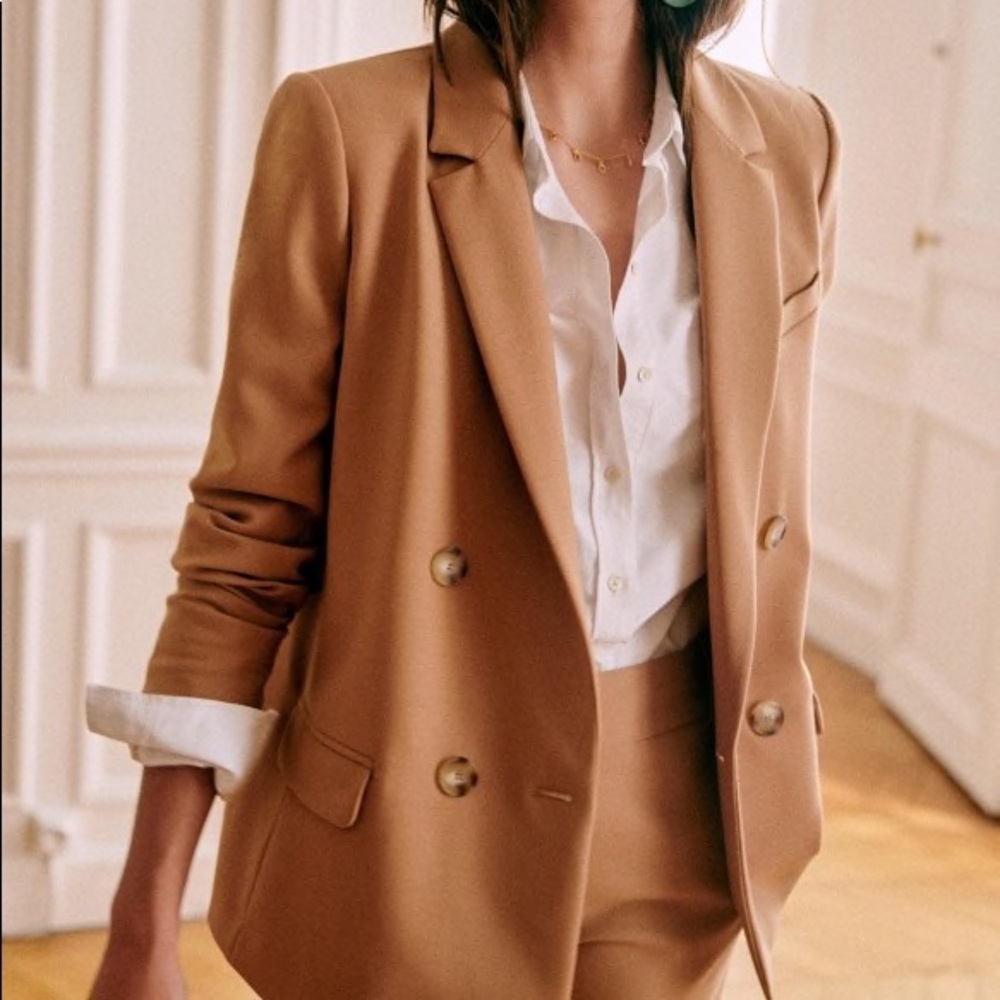 Sezane Christie Jacket in Camel